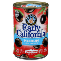 Musco Family Early California Medium Pitted Ripe Olives - 6 Ounce
