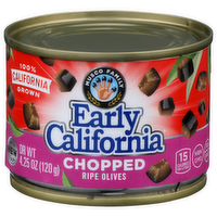 Musco Family Early California Ripe Olives Chopped - 4.25 Ounce