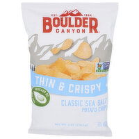 Boulder Canyon Sea Salt Thin & Crispy Potato Chips - 6 Ounce