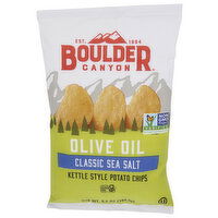 Boulder Canyon Sea Salt Kettle Chips Olive Oil - 6.5 Ounce