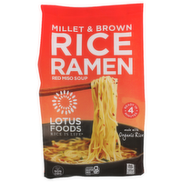 Lotus Foods Red Miso Soup Millet & Brown Rice Ramen - 1 Each