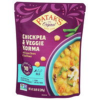 Patak's Chickpea & Veggie Korma With Green Beans & Califlower - 10.05 Ounce