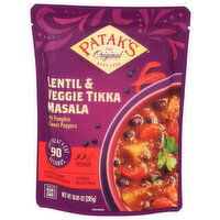 Patak's Lentil & Veggie Tikka Masala With Pumpkin & Sweet Peppers - 10.05 Ounce