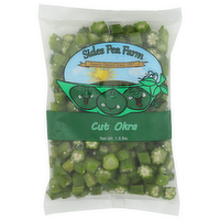 Sides Pea Farm Cut Okra - 1.5 Pound