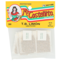 MI COSTENITA Lemon Tea Bags - 0.07 Ounce - 6 Count