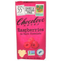 Chocolove Raspberries Chocolate Bar - 3.1 Ounce