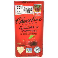 Chocolove Chilies & Cherries Chocolate Bar - 3.2 Ounce - 1 Count