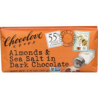 Chocolove Bar Almonds & Sea Salt In Dark Chocolate - 1.3 Ounce