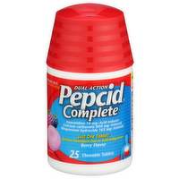 Pepcid Complete Berry Dual Action - 25 Count