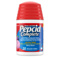 Pepcid Complete Berry Dual Action - 25 Count