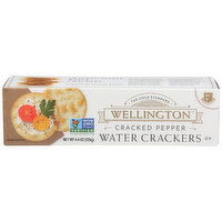 Wellington Cracked Pepper Water Crackers - 4.4 Ounce