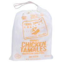 Texas Tamale Company Wrapped In Corn Husks Chicken Tamales - 1.5 Ounce - 12 Count