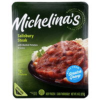 BROOKSHIRE'S Michelinas Salsbury Stk - 8 Ounce