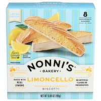 NONNI's Limoncello Biscotti - 0.86 Ounce - 8 Count