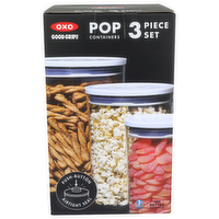 Oxo Good Grips Pop Round Containers - 3 Count