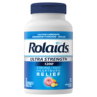 Rolaids Ultra Strength Antacid, 72 Chewable Tablets, Assorted Fruit, Heartburn Relief - 72 Count