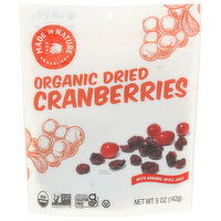Made In Nature Fruity Cranberry Dried Organic Fruit Cranberries - 5 Ounce