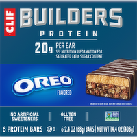 Builders Oreo-Flavored Plant Based Protein Bars Gluten Free - 14.4 Ounce