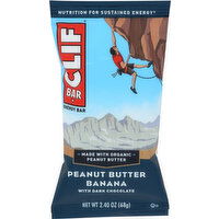 Clif Bar Peanut Butter Banana With Dark Chocolate - 2.4 Ounce