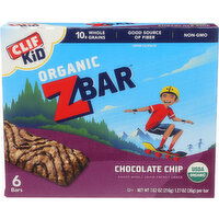 Clif Kid Bar Chocolate Chip - 1.27 Ounce - 6 Count