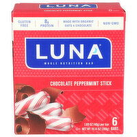 LUNA Bar Chocolate Peppermint Stick - 1.69 Ounce - 6 Count