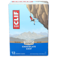 CLIF BAR Bar Chocolate Chip - 2.4 Ounce - 12 Count