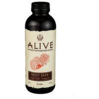 GT's Living Foods Root Beer Adaptogenic Tea Alive Mushroom Elixir - 16 Fluid Ounce