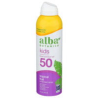 Alba Botanica Tropical Fruit Broad Spectrum Spf 50 Kids Sunscreen Ve Cont Spry Snscrn SPF50 - 6 Ounce