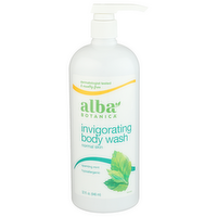 ALBA BOTANICA Sparkling Mint Very Emollient Body Wash - 32 Fluid Ounce