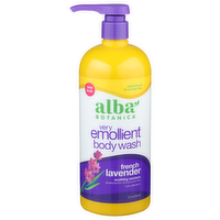 Alba Botanica French Lavender Very Emollient Body Wash - 32 Fluid Ounce