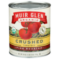 Muir Glen Fire Roasted Crushed Tomatoes - 28 Ounce