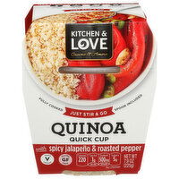 Kitchen & Love Rte Quinoa Meal Jalapeno & Roasted Peppers Spicy Pepper - 7.9 Ounce