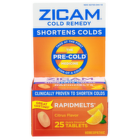 Zicam Citrus Flavor Cold Remedy - 25 Count
