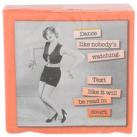 Design Design Text Read In Court Beverage Napkins - 20 Count