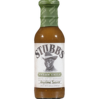 Stubb's Dip, Baste And Marinade Anytime Sauce Green Chile - 12 Ounce