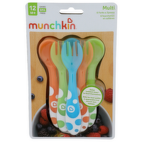 Munchkin Multi 6 Forks & Spoons - 6 Count