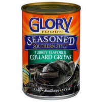 Glory Foods Turkey Flavored Seasoned Southern Style Collard Greens - 14.5 Ounce
