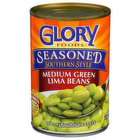Glory Foods Seasoned Southern Style Medium Green Lima Beans - 15.5 Ounce