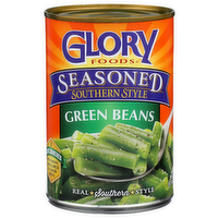 Glory Foods Seasoned Southern Style Green Beans - 14.5 Ounce