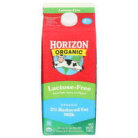 HORIZON Org 2% Lactose Ho Up Milk 6 2%lactose Free Organic - Half Gallon