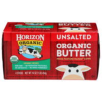 HORIZON ORGANIC Butter Unsalted - 4 Ounce - 4 Count