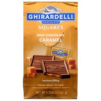 Ghirardelli Caramel Squares Milk Chocolate - 5.32 Ounce