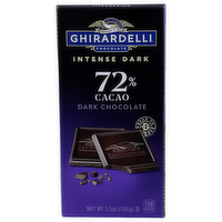 Ghirardelli 72% Cacao Intense Dark Chocolate - 3.5 Ounce