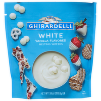Ghirardelli White Vanilla Flavored Melting Wafers - 10 Ounce