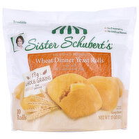 Sister Schubert's Dinner Yeast Rolls, Wheat - 1.5 Ounce - 10 Count
