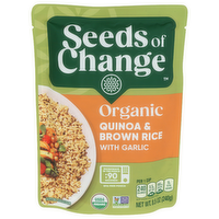 Seeds Of Change Quinoa Brown Rice Wgarlic Ready To Heat Rice & Wgarlic And - 8.5 Ounce