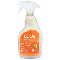 ECOS Olive Oil & Citrus Furniture Polish Orange - 22 Fluid Ounce