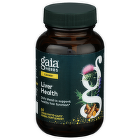 Gaia Herbs Liver & Cleanse Support Health - 60 Count