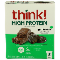 THINK! High Protein Girl Scouts Thin Mints 5 Pk - 2.1 Ounce - 5 Count