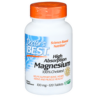Doctor's Best Magnesium - 120 Count